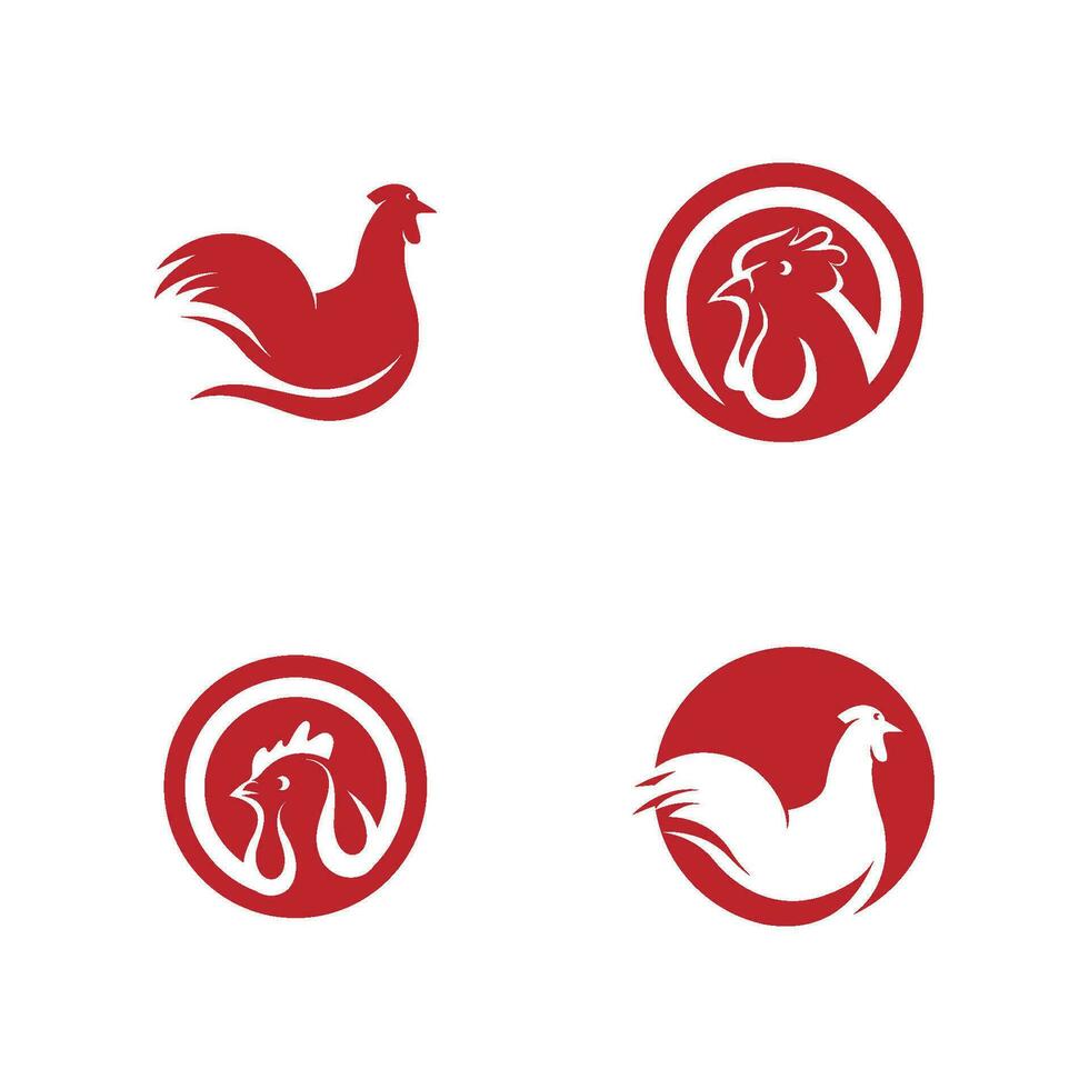 Huhn Symbol Vektor Illustration Design