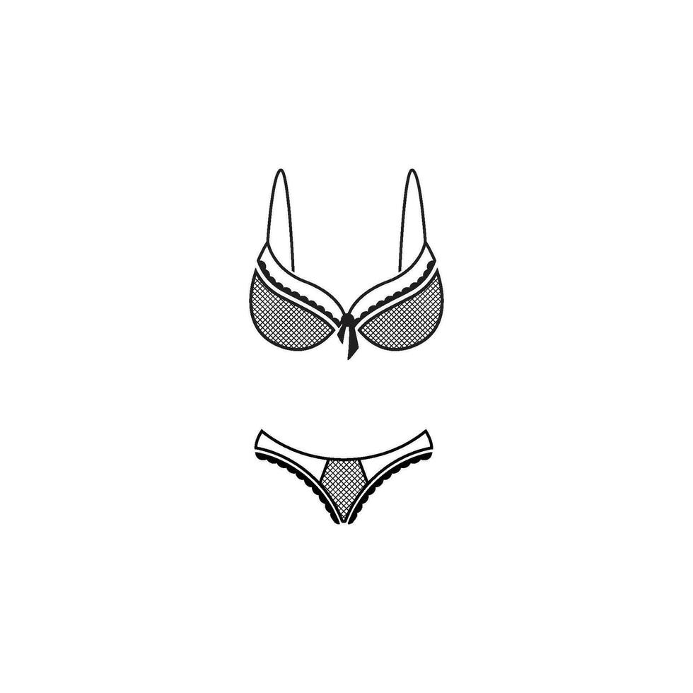 Dessous Symbol Design vektor