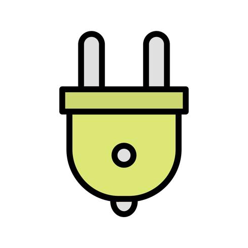 Plug-Vektor-Symbol vektor