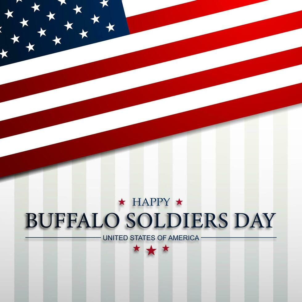 glücklich National Büffel Soldaten Tag Hintergrund Vektor Illustration