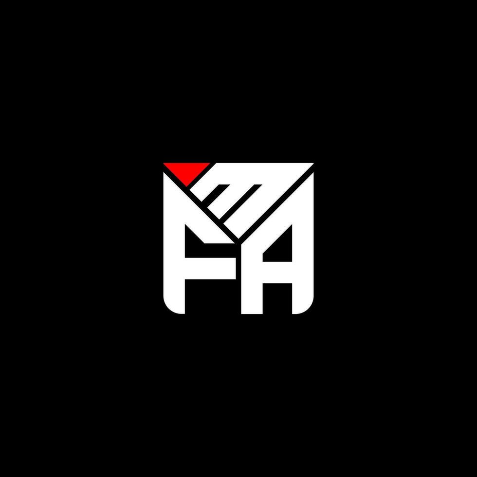 mfa Brief Logo Vektor Design, mfa einfach und modern Logo. mfa luxuriös Alphabet Design