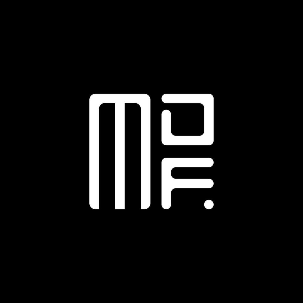 mdf Brief Logo Vektor Design, mdf einfach und modern Logo. mdf luxuriös Alphabet Design