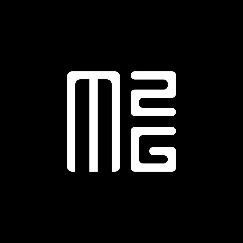 mzg brev logotyp vektor design, mzg enkel och modern logotyp. mzg lyxig alfabet design