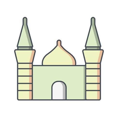 Moschee-Vektor-Symbol vektor