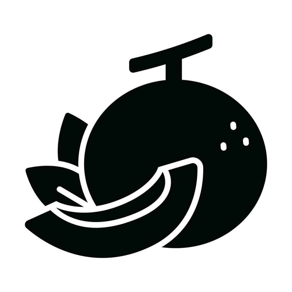 ein tolle Symbol von Melone im modern und modisch Design Stil, bereit zu verwenden Vektor