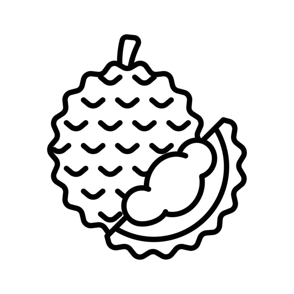 Durian Obst Vektor Design, tolle Symbol Design, asiatisch Obst