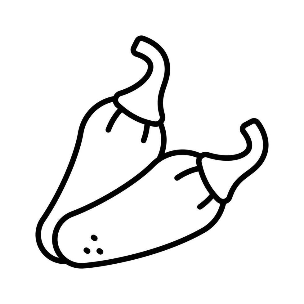 Peperoni Vektor Design, heiß Pfeffer Symbol Design, bereit zu verwenden