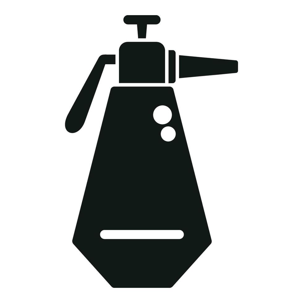modern spray flaska ikon enkel vektor. tvätta hand vektor