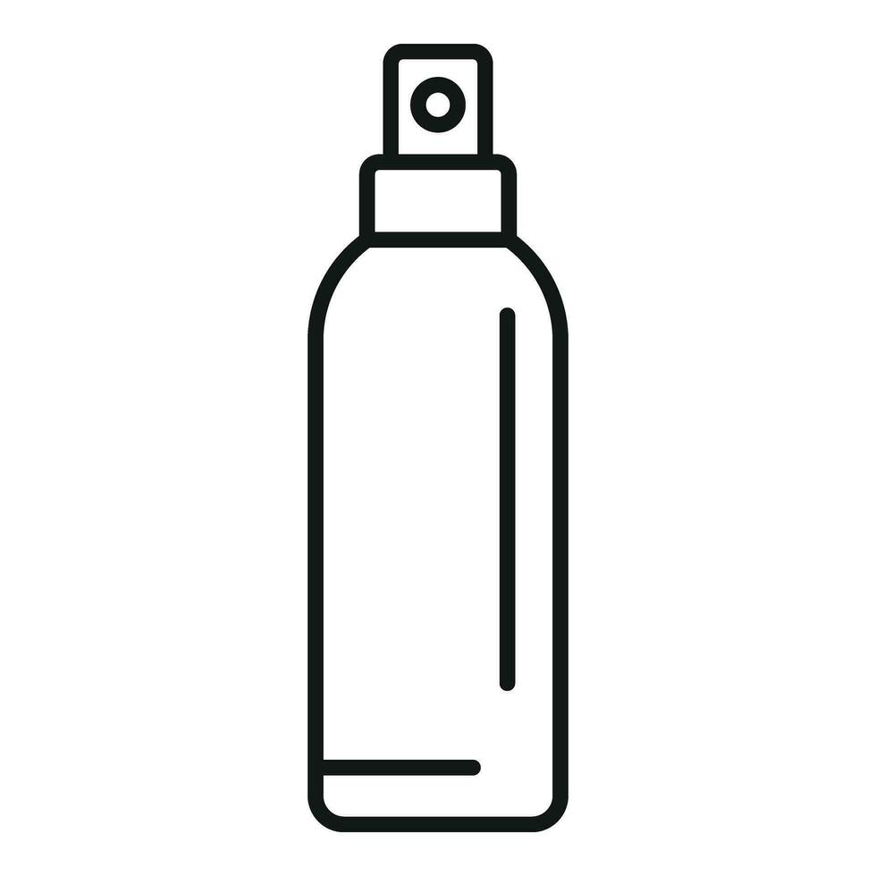 modern Sprühgerät Flasche Symbol Gliederung Vektor. Hand waschen vektor