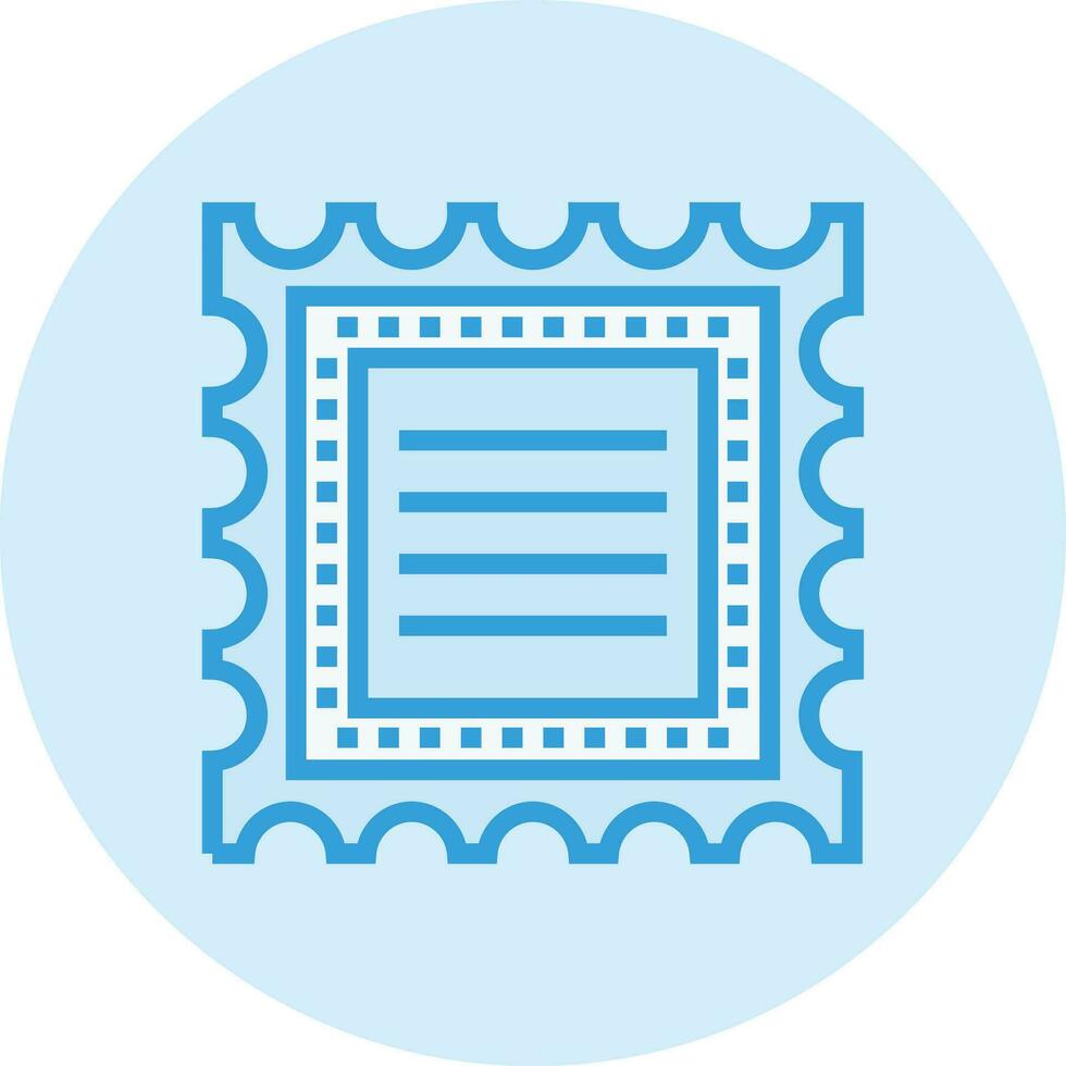 Stempel-Vektor-Icon-Design-Illustration vektor