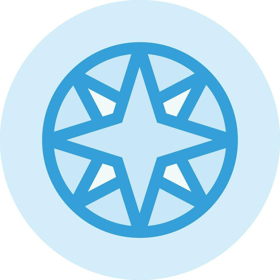 kompass reste sig vektor ikon design illustration