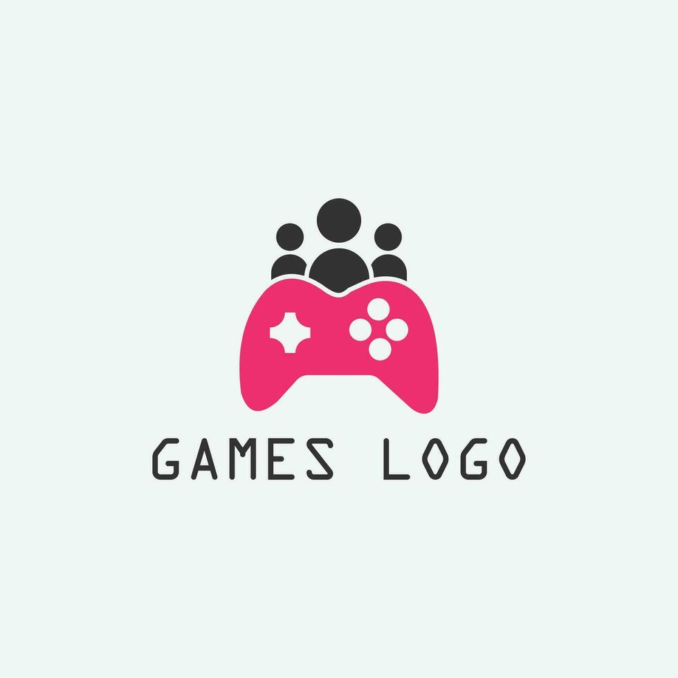 spel logotyp design vektor