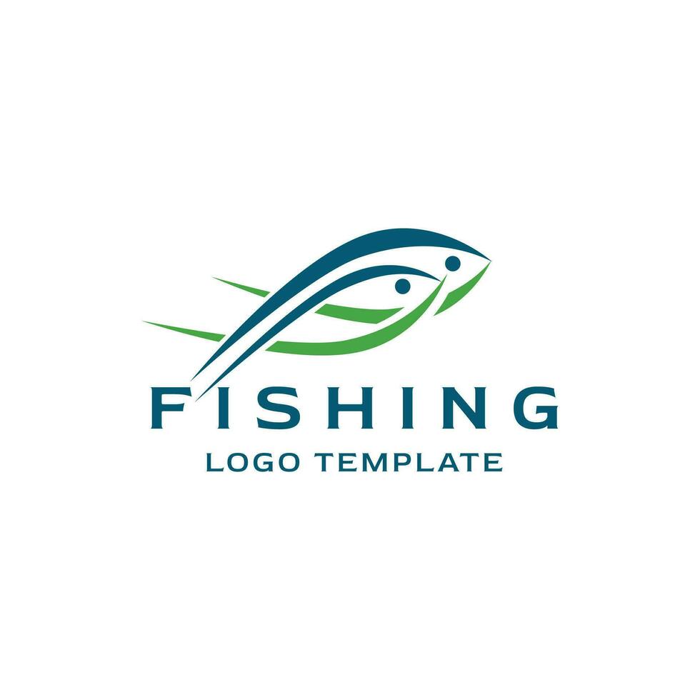 Fisch Logo - - perfekt zum Fischerei, maritim, Fluss Branchen, und ähnlich Unternehmen vektor