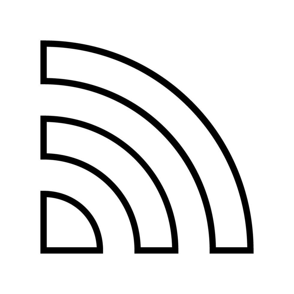 signal ikon vektor. wiFi illustration tecken. antenn och satellit signal symboler. trådlös tekniker. vektor