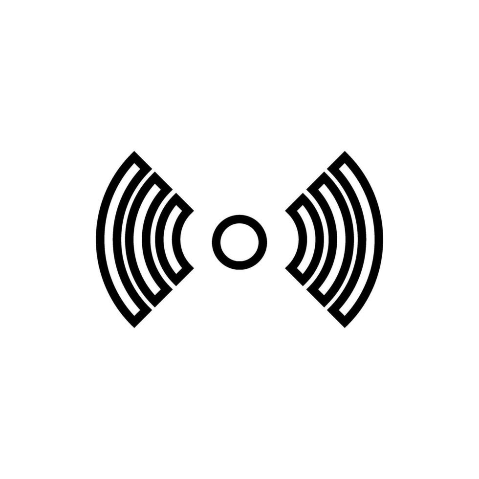 signal ikon vektor. wiFi illustration tecken. antenn och satellit signal symboler. trådlös tekniker. vektor