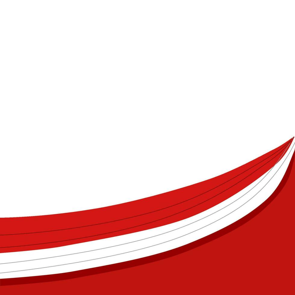 Indonesien Flagge Hintergrund Design vektor