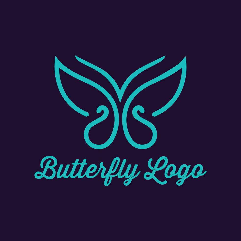 Schmetterling Logo Design Vektor Vorlage, Schmetterling Logo zum schön und Spa Geschäft