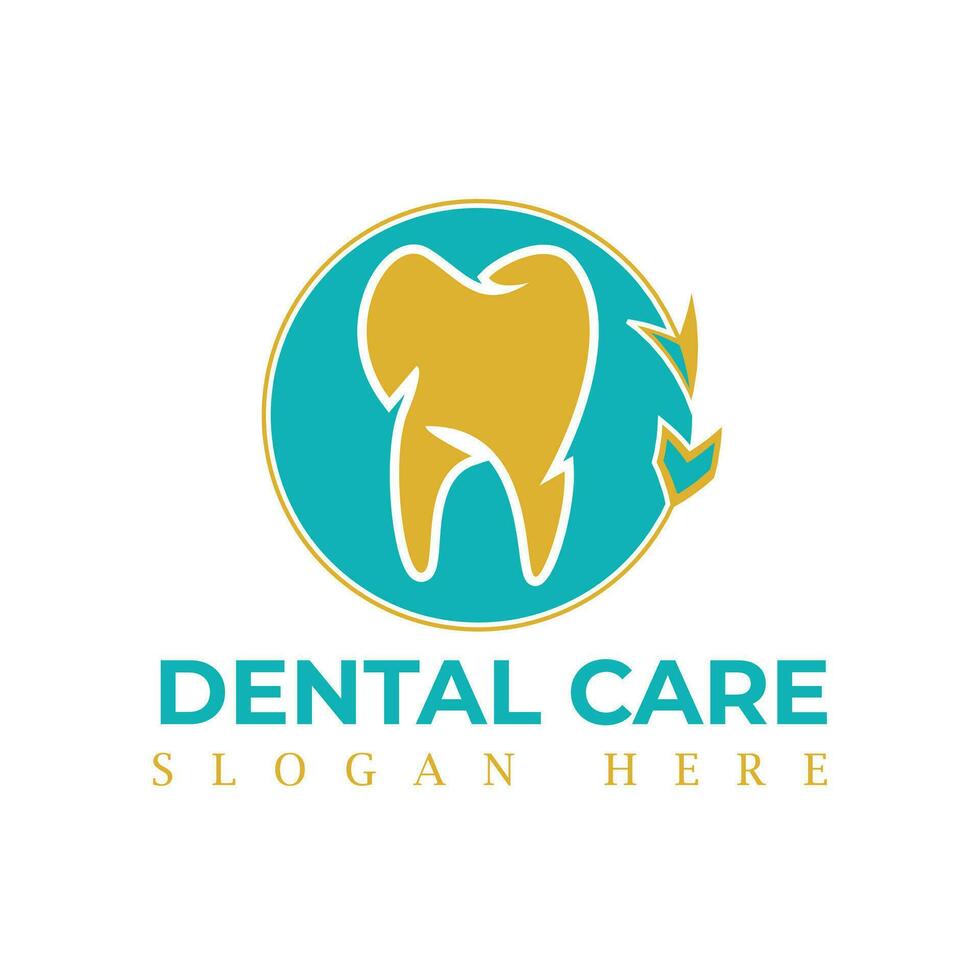 Dental Klinik Logo, Zahnarzt Logo, Zahn abstrakt Logo Design Vektor Vorlage