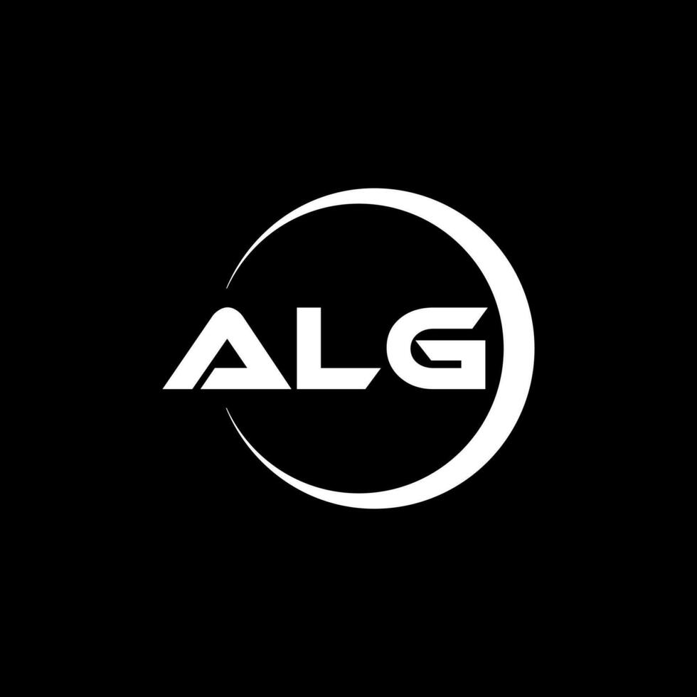 alg brev logotyp design, inspiration för en unik identitet. modern elegans och kreativ design. vattenmärke din Framgång med de slående detta logotyp. vektor