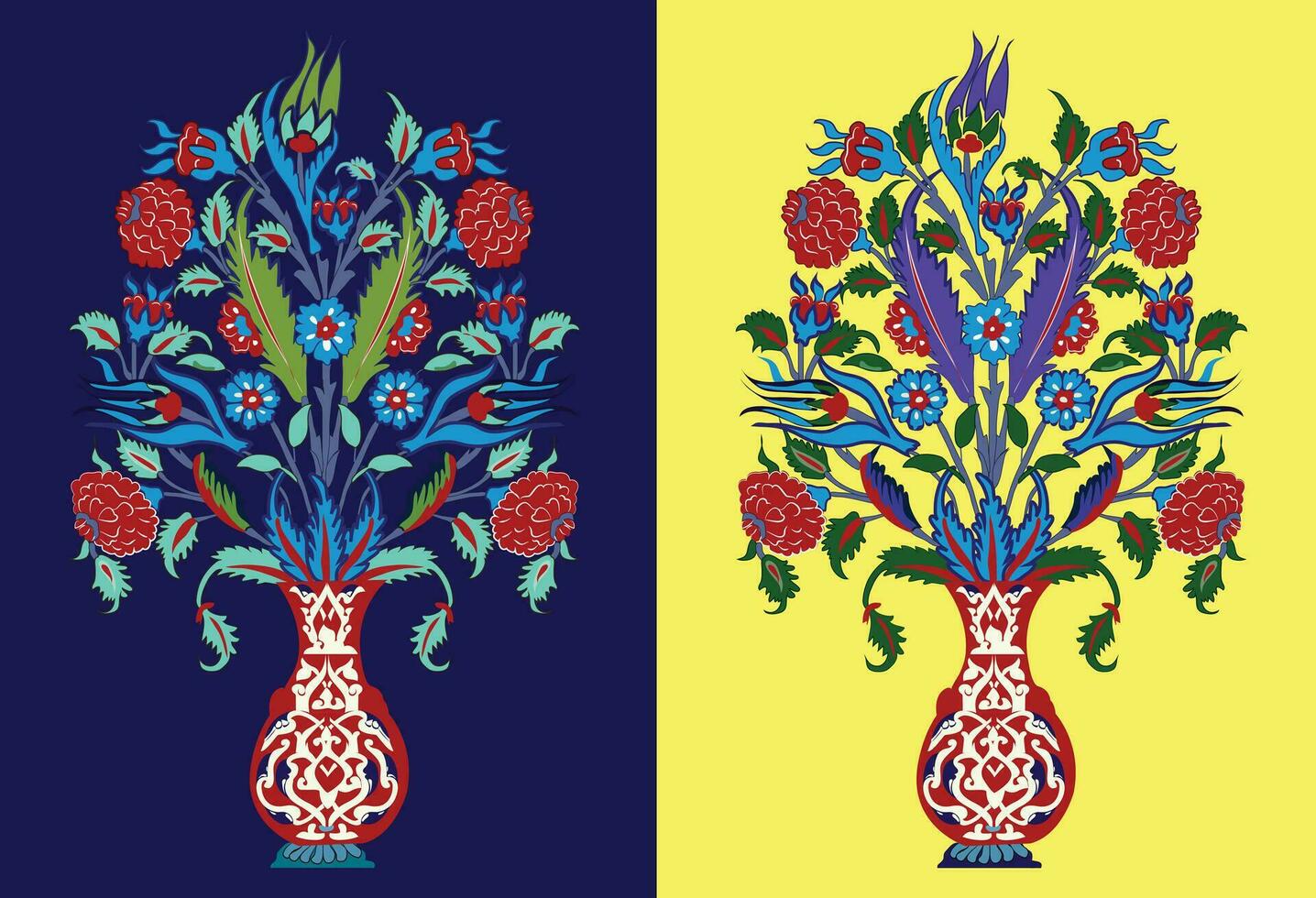 indisk mughal blomma motiv bakgrund gräns, sömlös blommig vägg mönster av de mughal epok, mughal traditionell färgrik båge Port vektor mönster,