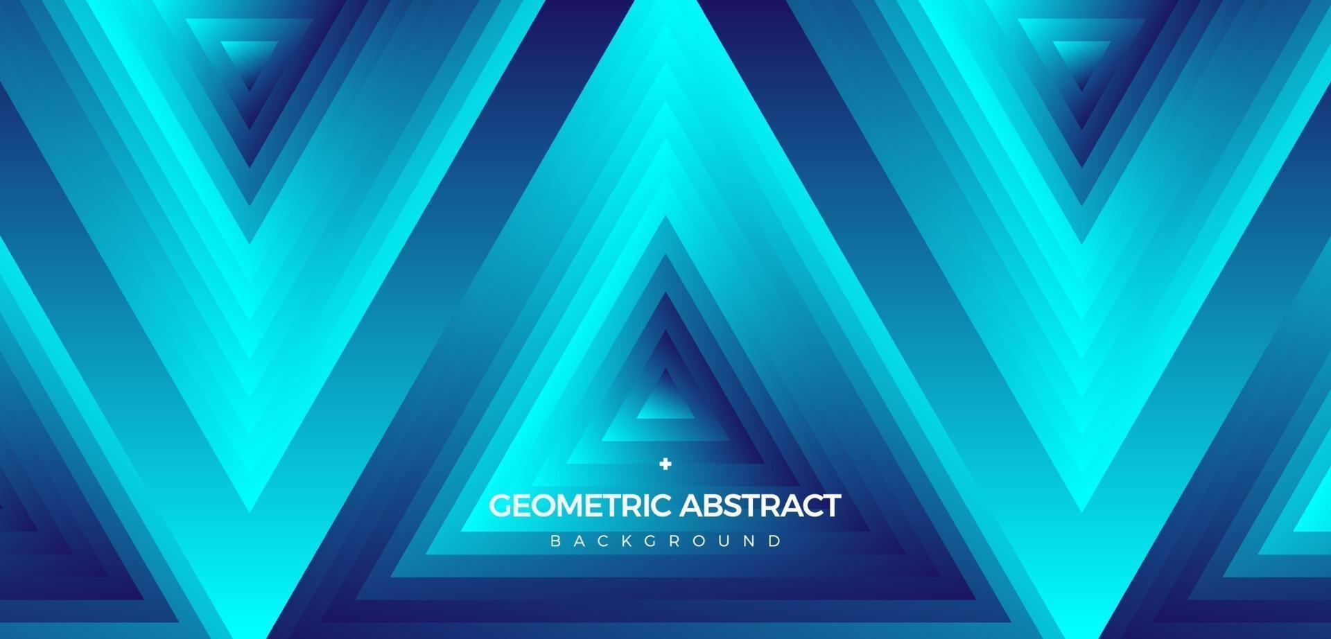 Trend Mode Bewegung geometrisches Dreieck multilateraler Farbverlauf abstrakter Hintergrund vektor