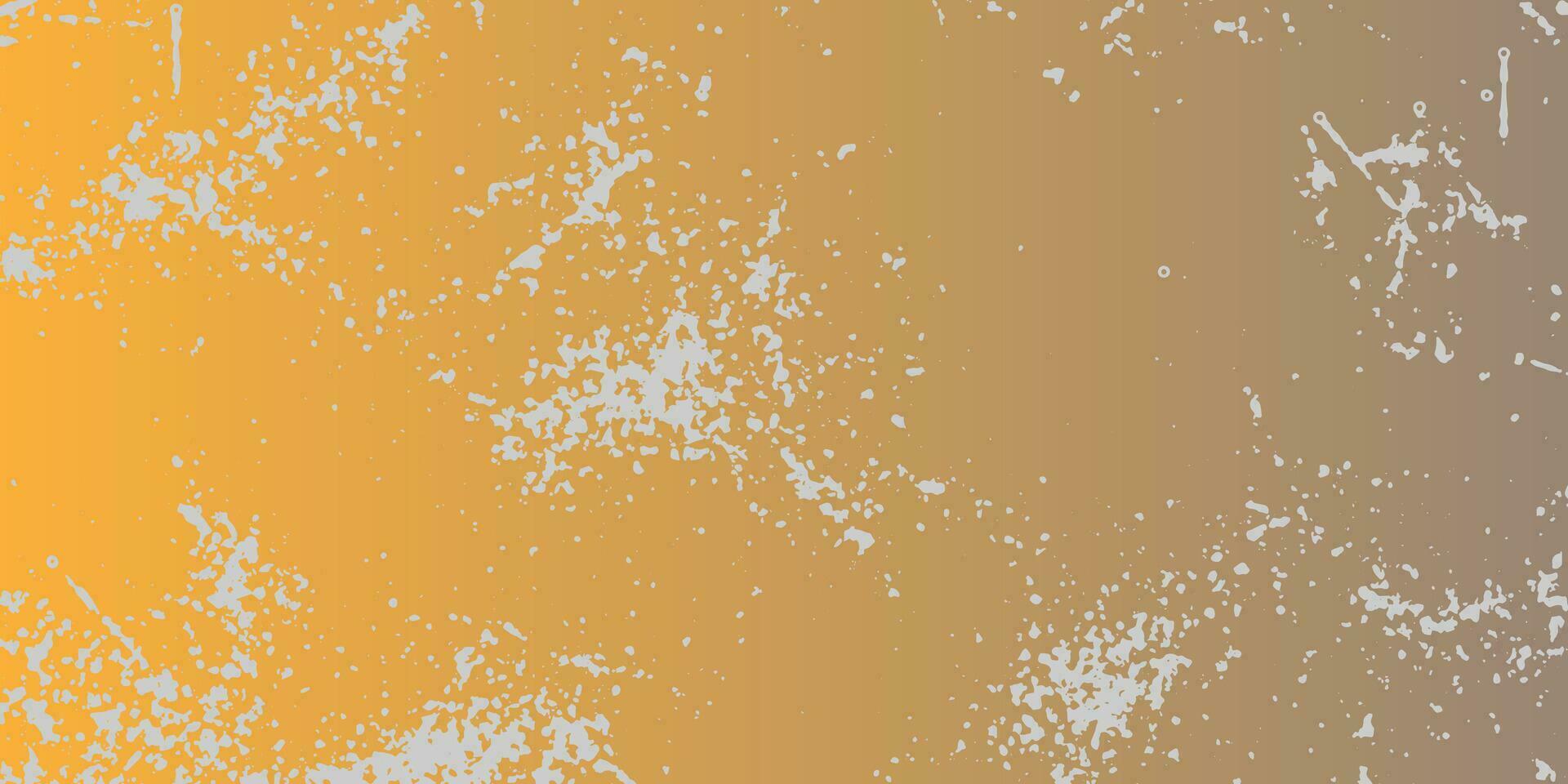 en grunge bakgrund med gul och orange måla vektor