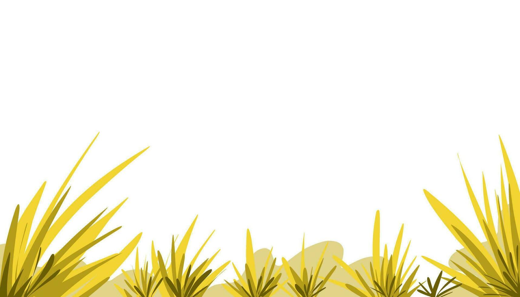 illustration bakgrund med en fyllig gul växt tema. perfekt för tapet, inbjudan kort, kuvert, tidningar, bok täcker. vektor