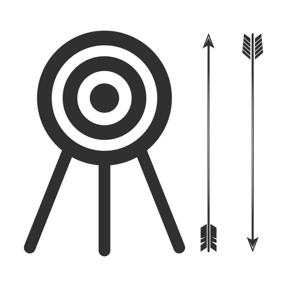 bågskytte vektor illustration, bågskytte mål vektor uppsättning, pil vektor, rosett vektor, bågskytte rosett och pil mönster, modern bågskytte Utrustning vektor samling, bågskytte monogram