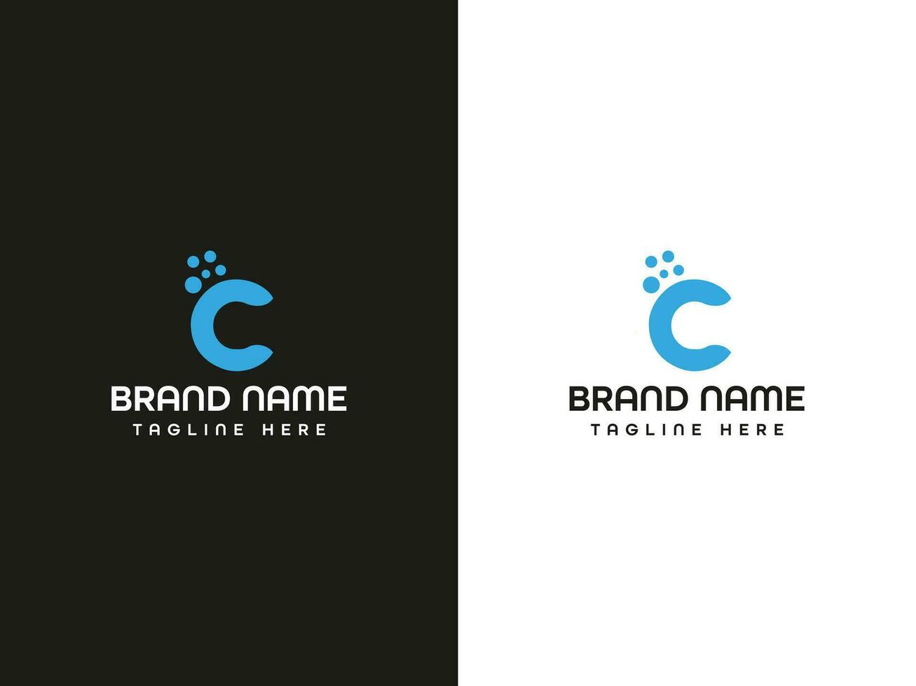 Brief-Logo-Design vektor