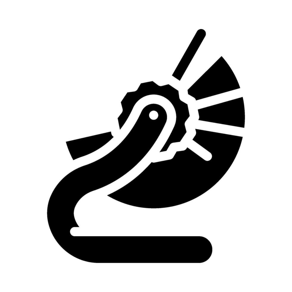 rolodex aufführen Glyphe Symbol Vektor Illustration