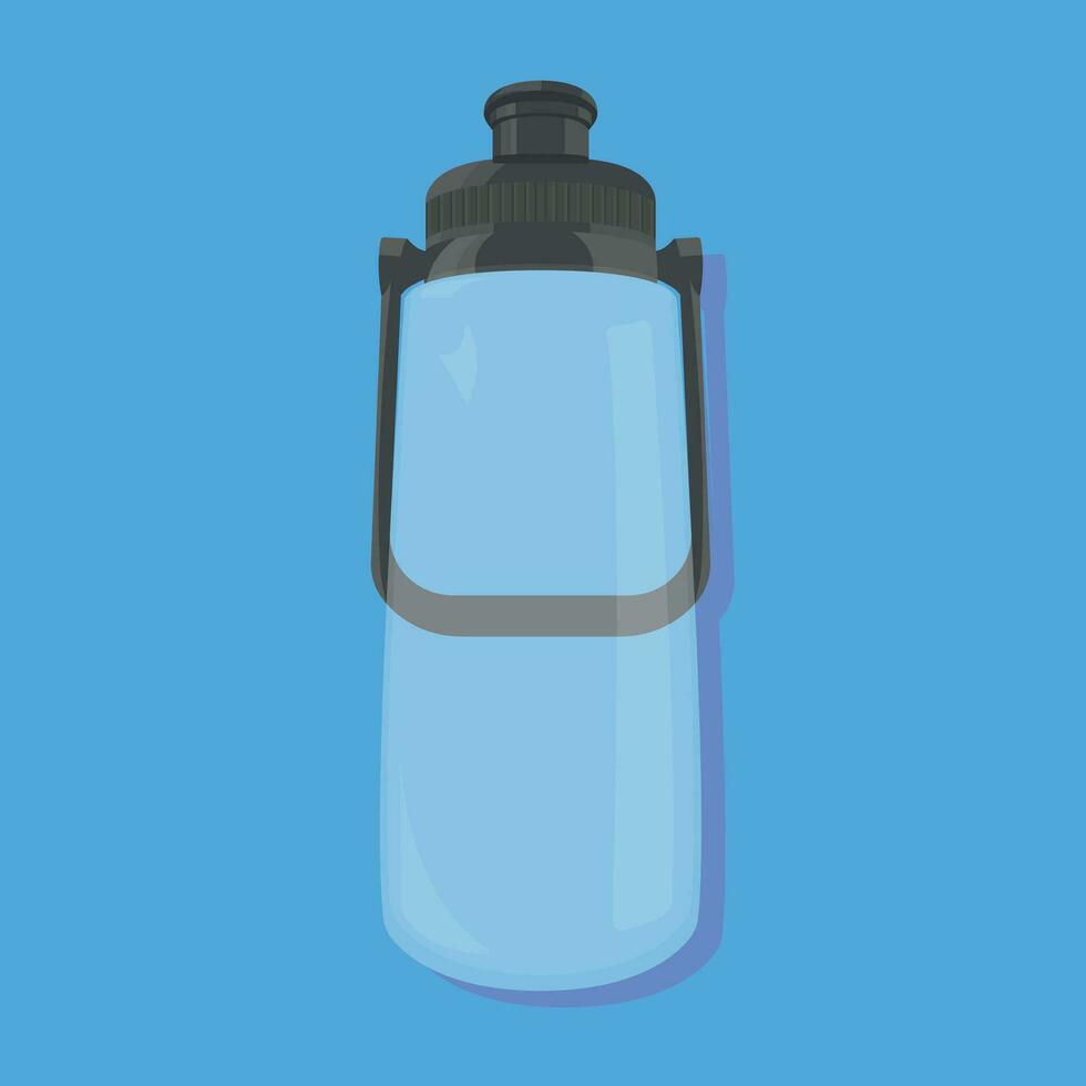 transparent Wasser Thermosflasche Vektor Illustration