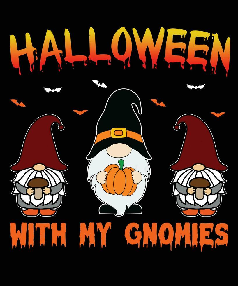 Halloween-T-Shirt-Design vektor