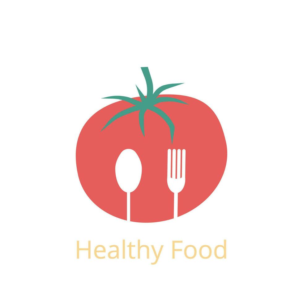 gesund Essen Logo. Webseite Logo. gesund Lebensstil Konzept. bunt Vektor Illustration