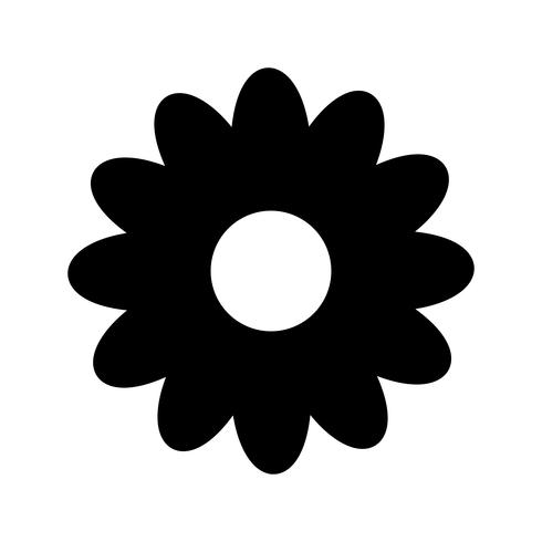 Gänseblümchen-Vektor-Symbol vektor