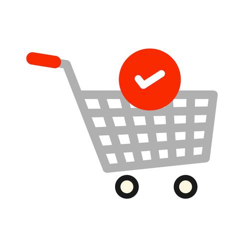 Vector Verified Cart Items-Symbol