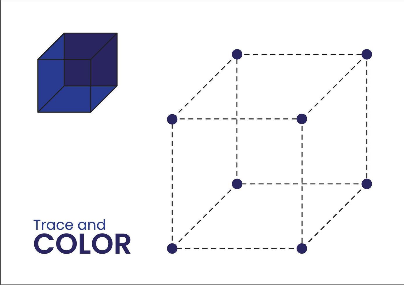 former i överflöd spår och Färg för barn kreativ mönster av geometrisk undrar för pedagogisk material vektor