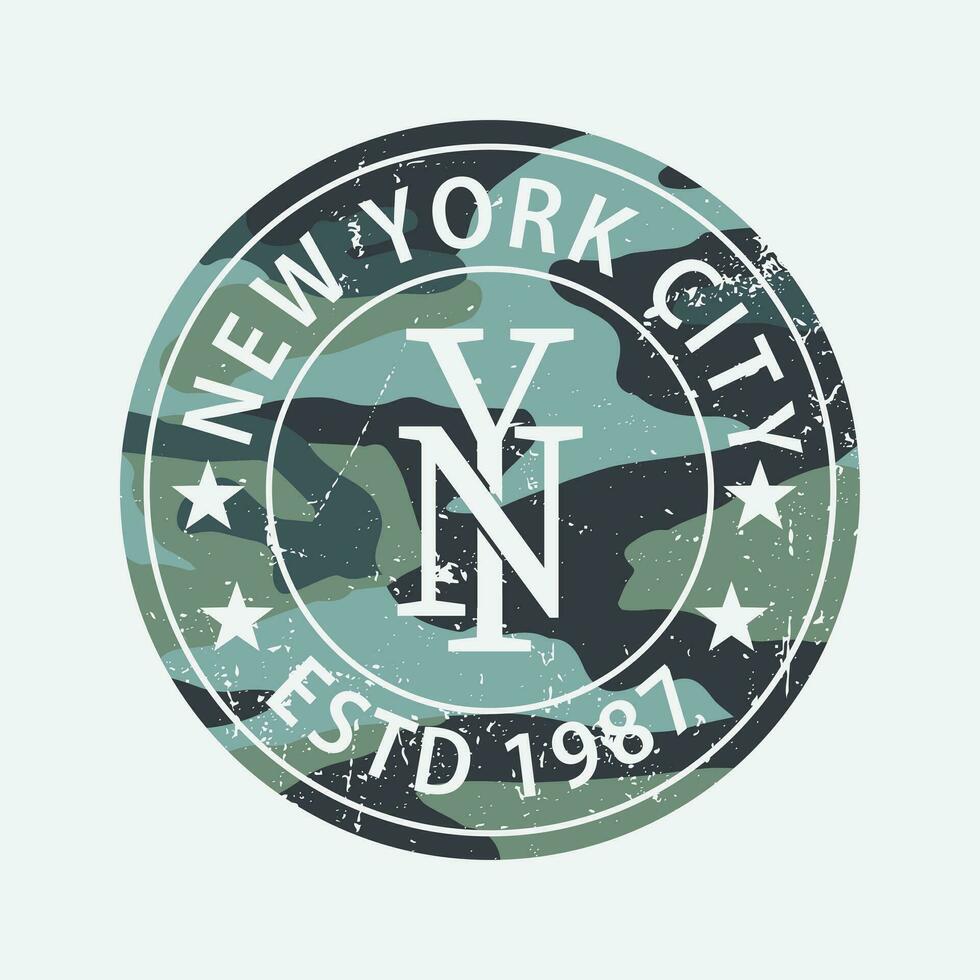 New Yorker Vektorillustration und Typografie, perfekt für T-Shirts, Hoodies, Drucke usw. vektor