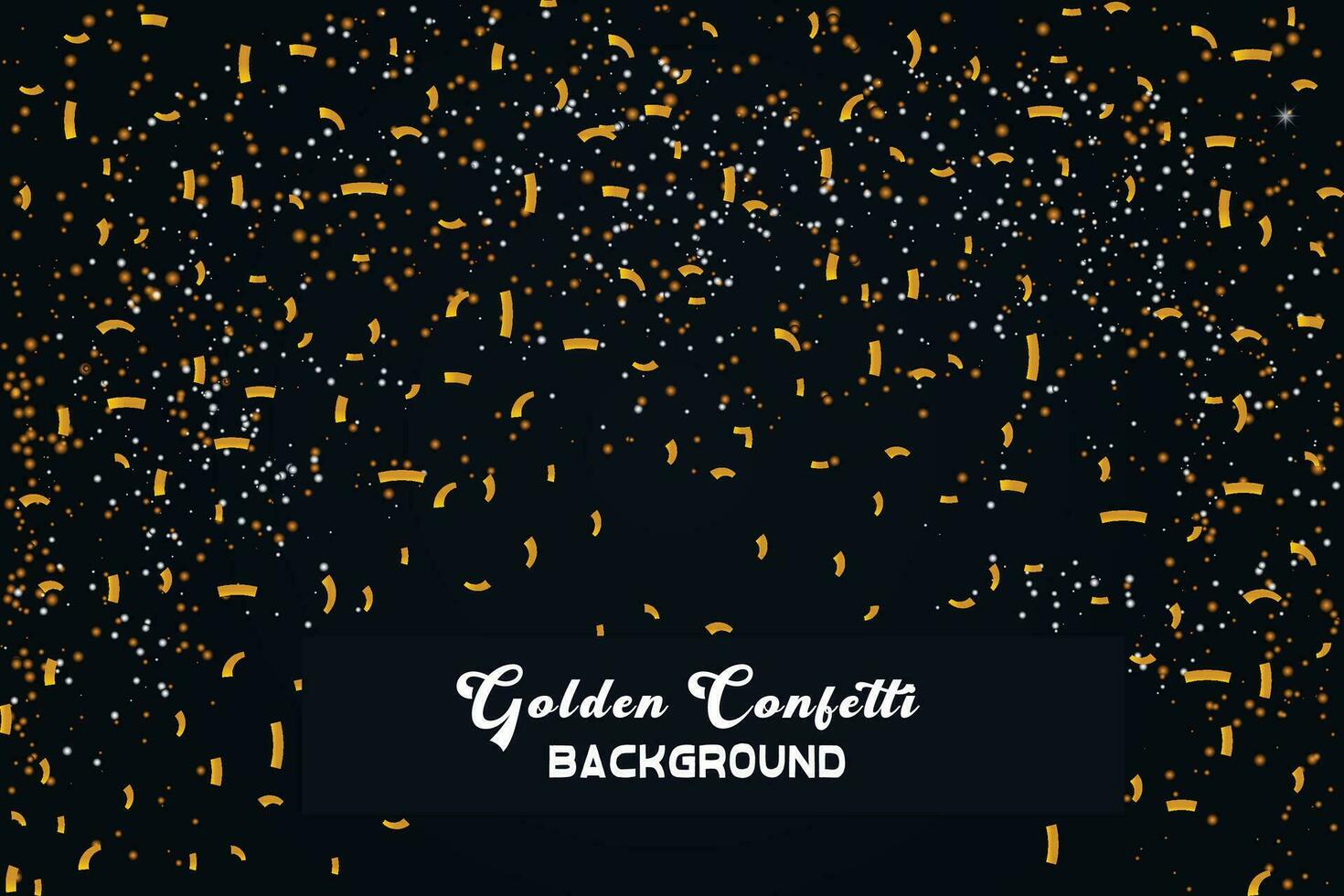 vektor gyllene konfetti bakgrund i realistisk stil