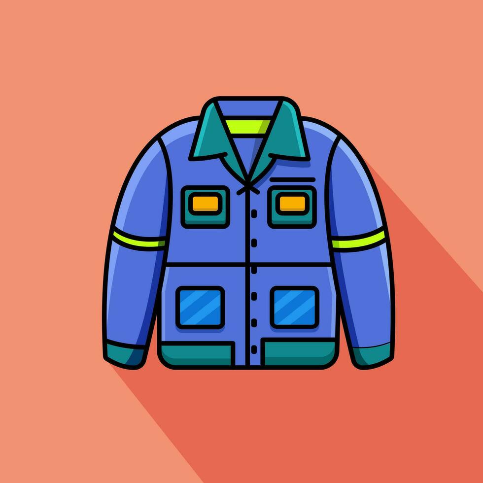 kostenlos editierbar Jacke Vektor Illustration