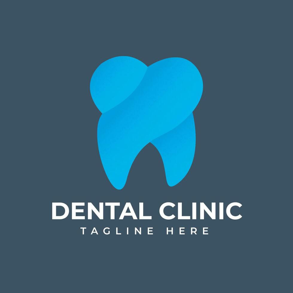 Dental Pflege Klinik abstrakt Vektor Logo Vorlage Illustration