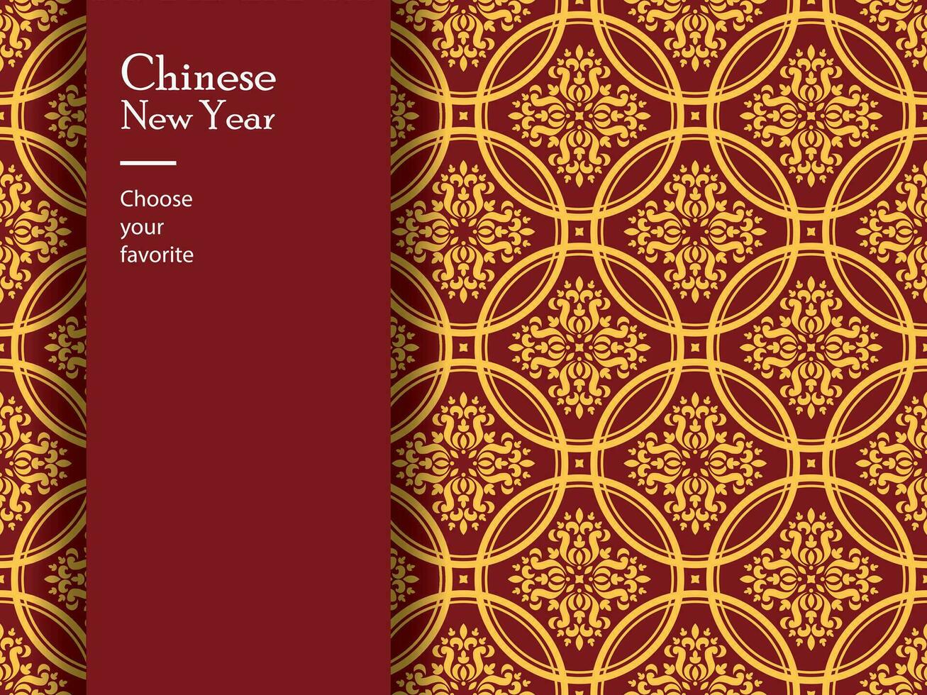 Chinesisch Neu Jahr Muster nahtlos Vektor Hintergrund geometrisch China traditionell Drachen Mode Tierkreis