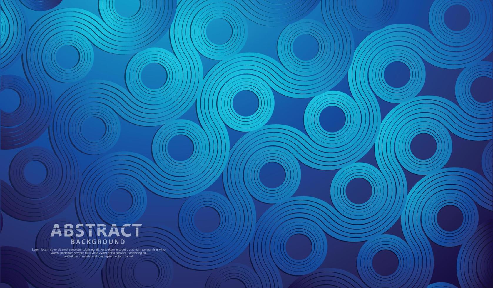 abstrakt futuristisk färgrik cirkel och vågor bakgrund. vektor illustration