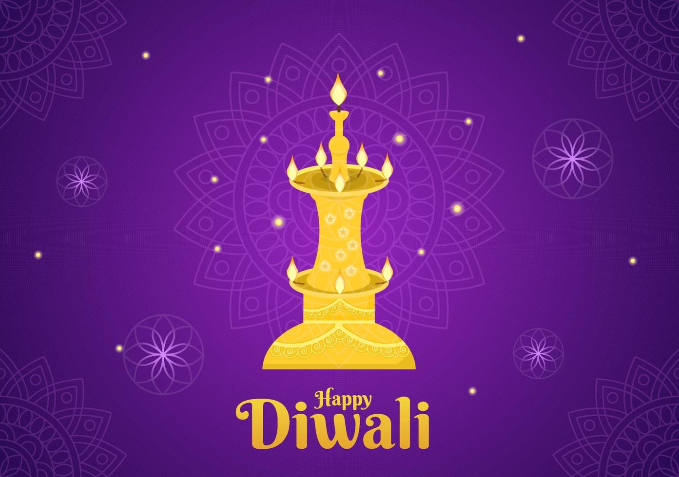 indische feiern diwali tag hintergrund vektorillustration vektor