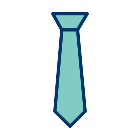 Krawatten-Vektor-Symbol vektor