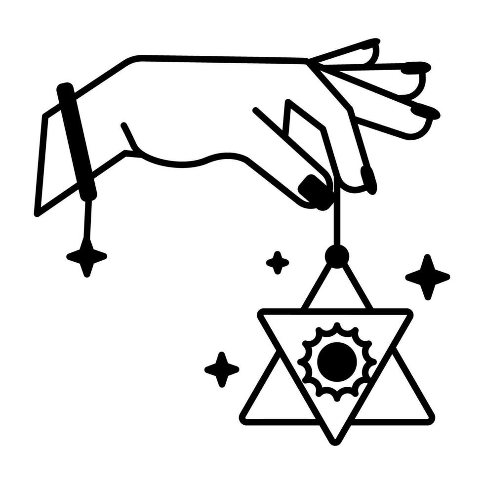 Astrologie linear Symbol vektor