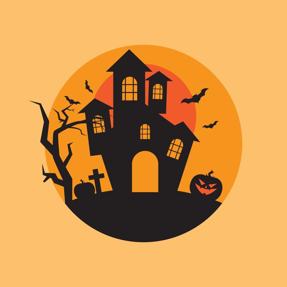 skräck helloween design vektor gratis