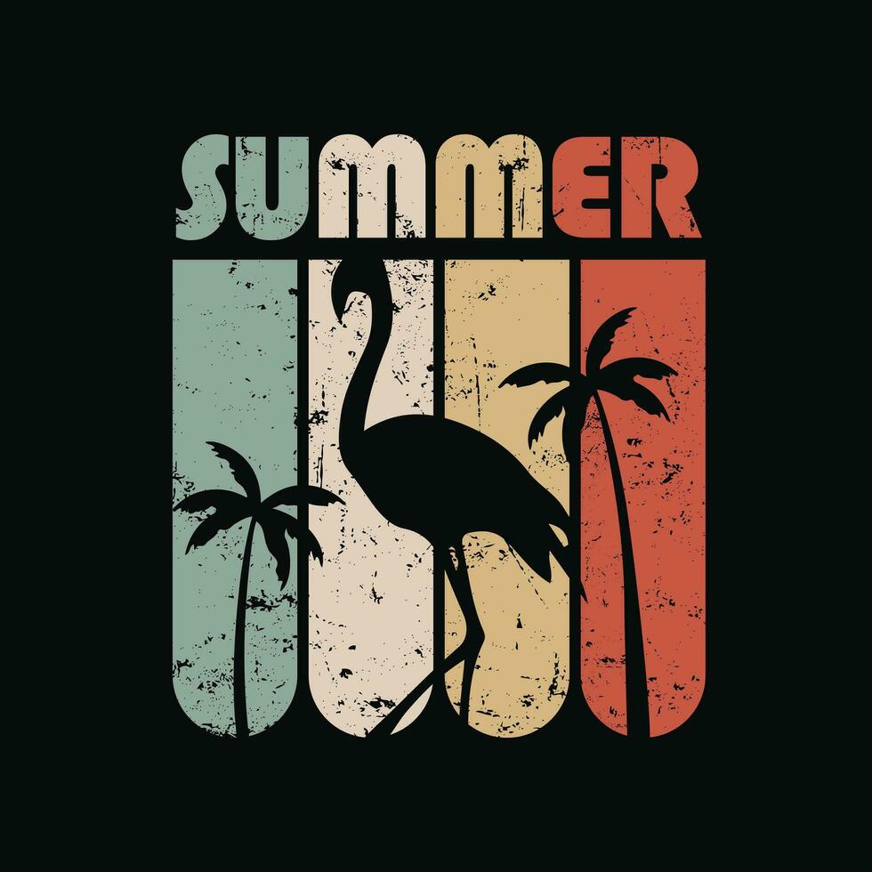 Sommer- Grafik T-Shirt und bekleidung Design vektor