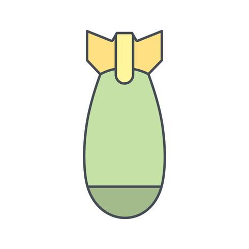 Bomben-Vektor-Symbol vektor