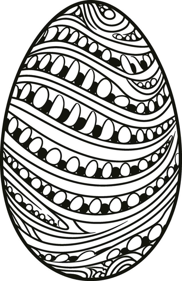 Ostern Ei Symbol. Ostern Tag Festival. Vektor Illustration. ai generiert Illustration.