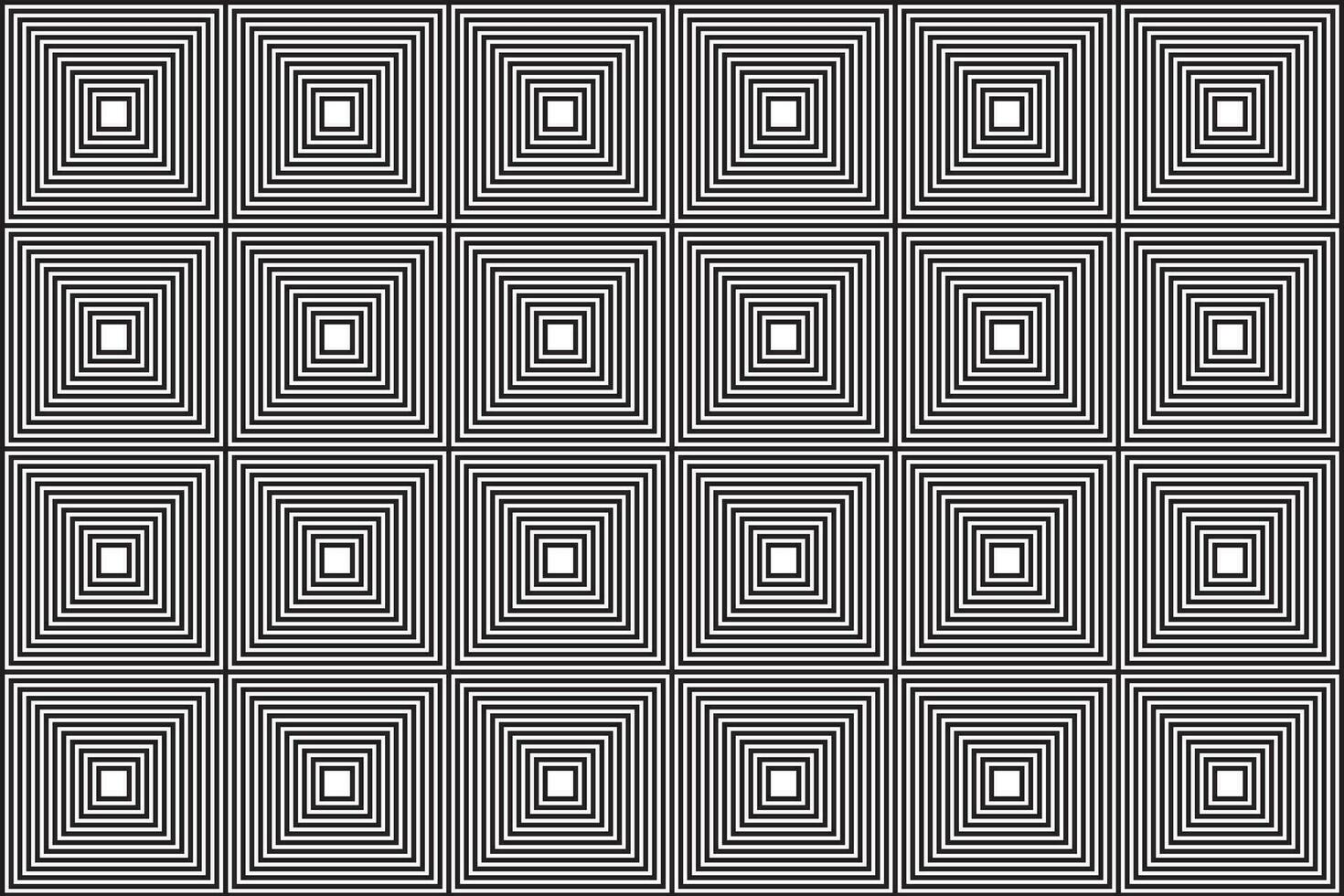 illustration av de fyrkant linje mönster på vit bakgrund. vektor